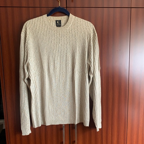 C Collection 100% Silk Men’s Sweater Size L. Armpit to armpit 25” - Picture 4 of 12